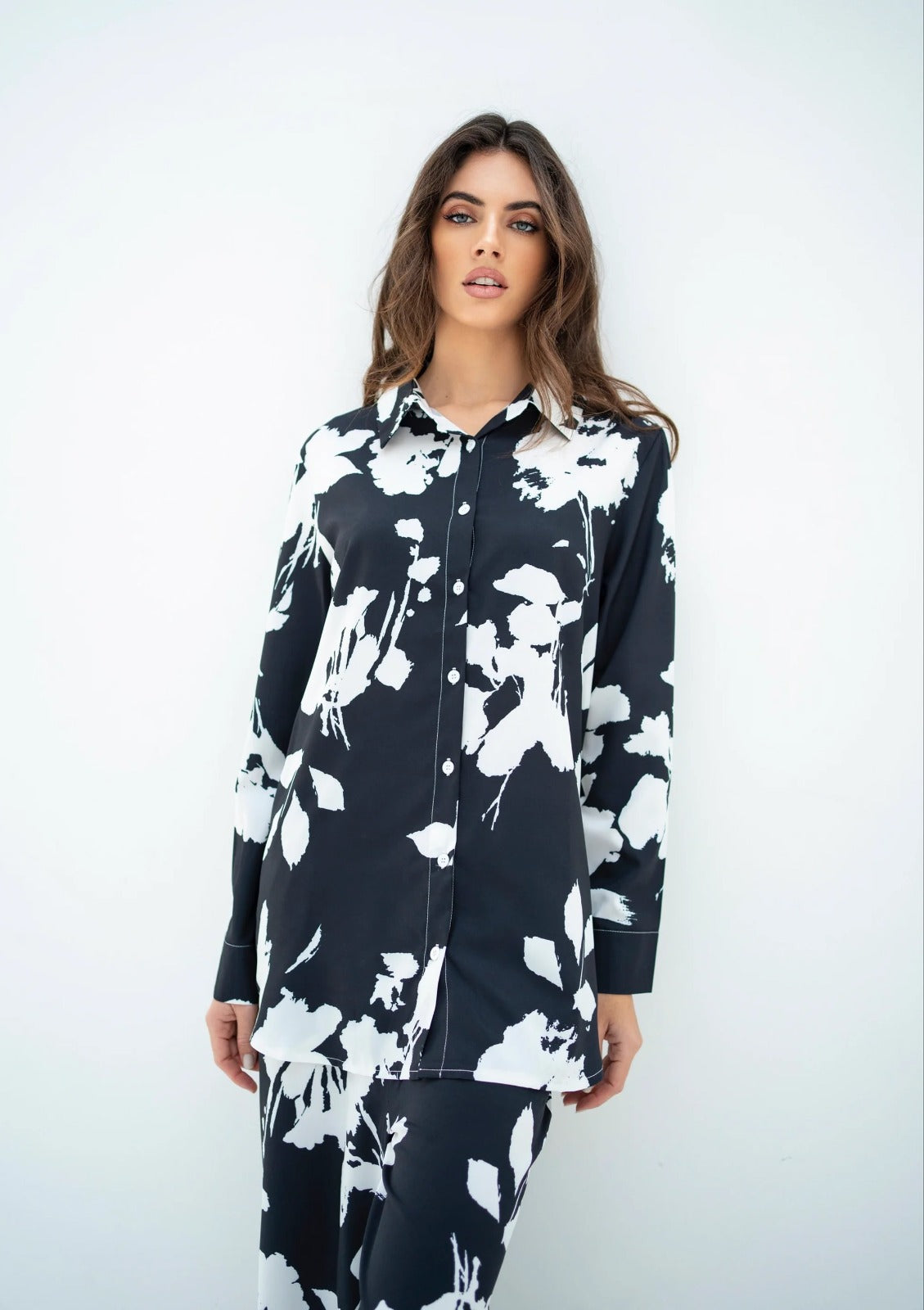 Noir Flora Coord Set